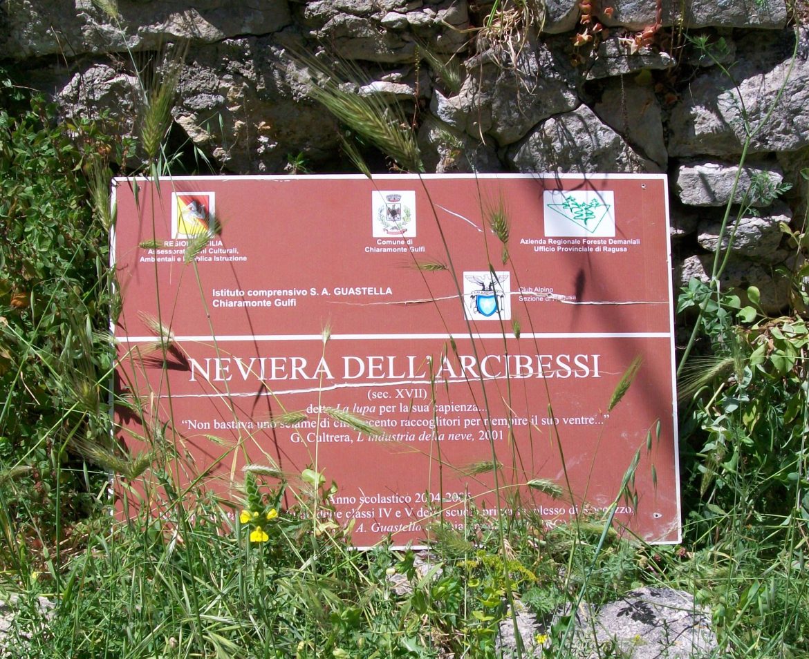 COPERTINA Neviera dell’Arcibessi, detta ‘La Lupa’ – Chiaramonte Gulfi (RG)